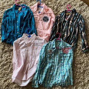Lot of girls western / rodeo shirts